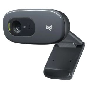 Logitech C270 webová kamera 3 MP 1280 x 720 px USB 2.0 Čierna 131677658 - Logitech Webkamery