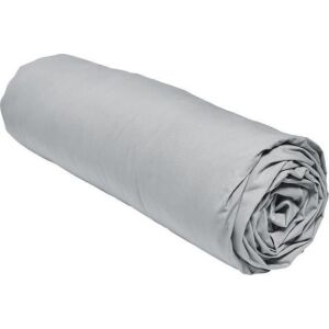 Spannbetttuch TODAY Percale Hellgrau 140 x 200 cm 131677671 - Heimtextilien