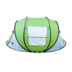 Acra Outdoor ST30 zöld pop-up sátor 2-3 személyre, elölnézet - Acra
