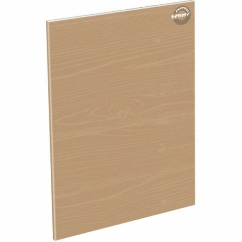 T-Creatív PLAIN egyszínű és nyomott mintás sima füzet - A4 40 lapos - barna faeres