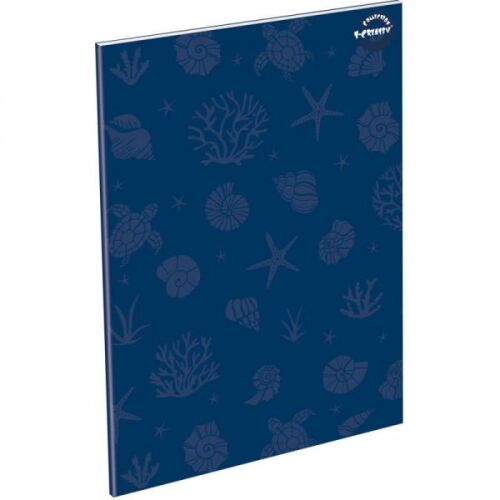 T-Creativ A4 füzet, 40 lapos, sötétkék tengeri motívumokkal