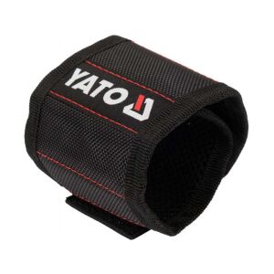 YATO Magnetisches Armband zum Halten von Schrauben und Bits - Werkzeug- & Teilesortierer