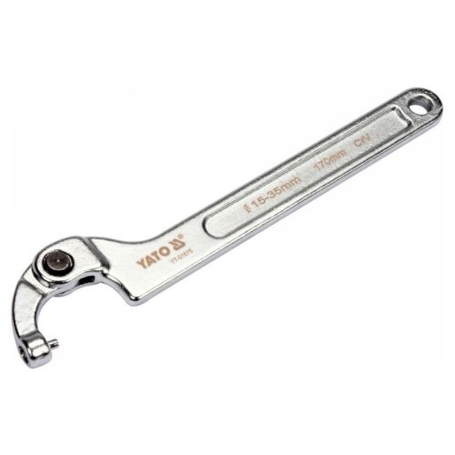 YATO YT-01675 Állítható csapos körmös kulcs 15-35mm, CrV acél
