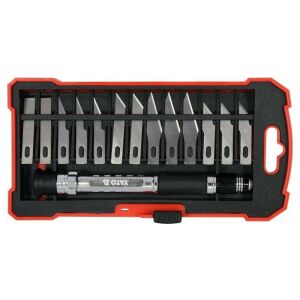 YATO 14 részes faragó kés készlet pengékkel és nyéllel - Tapétavágó