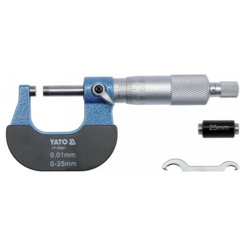 YATO Mikrométer 25-50 mm +/-0,01 mm mechanikus 131705737