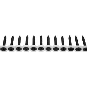 Zbliżenie na wkręty do płyt gipsowo-kartonowych YATO 3,5x25mm do metalu - Śruba