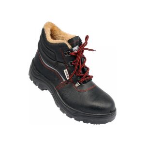 YATO TEZU 43 Bocanci de protecție izolați din piele neagră - Cizme de lucru de siguranță