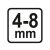 4-8 mm Kapocs Méret Információ