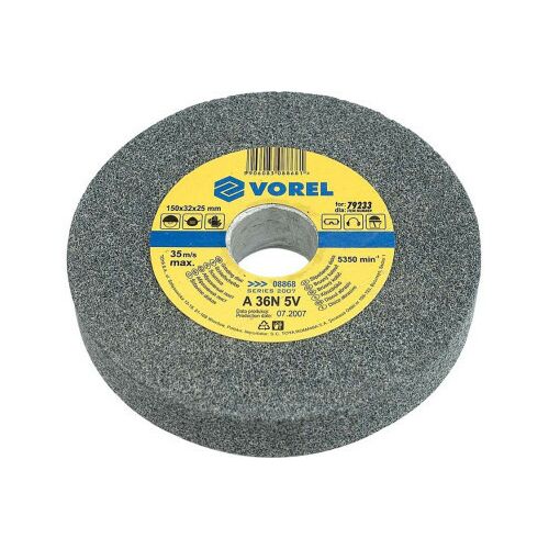 VOREL 150x32x25mm durva szemcsés köszörűkorong
