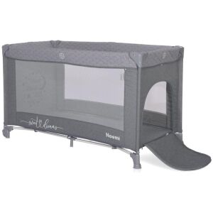 Lorelli Noemi Cool Grey Star Utazóágy cipzáras nyílással - Utazóágy és Kiegészítői