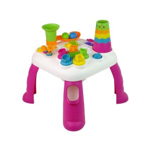 Interaktiver Lerntisch Ballsortierer Slide Pink 131716923 - Babywalker, Lauflernhilfen und Entwicklungsspiele für Kleinkinder