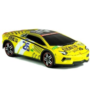 Žlté športové auto Pilóta R/C s diaľkovým ovládaním, šikmý pohľad - Nonbrand Vozidlo na diaľkové ovládanie