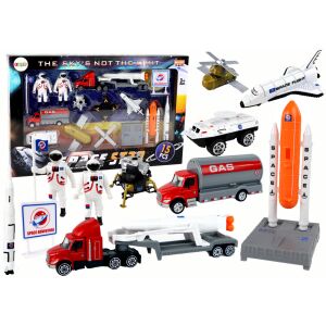 Figurenset Space Truck Rocket 15 El. 131717371 - Lean Toys