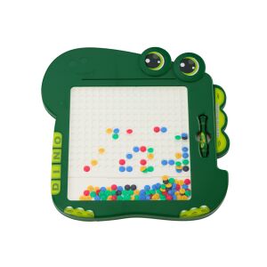 Zöld Dinoszaurusz Mágneses Oktató Tábla és Puzzle