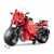 Set de construcție motocicletă cu telecomandă CaDA, vedere frontală unghiulară