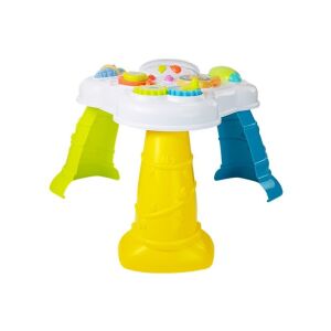 Măsuță de activități Lean Oktatóasztal pentru copii mici cu sunete și jucărie tort - Lean Toys