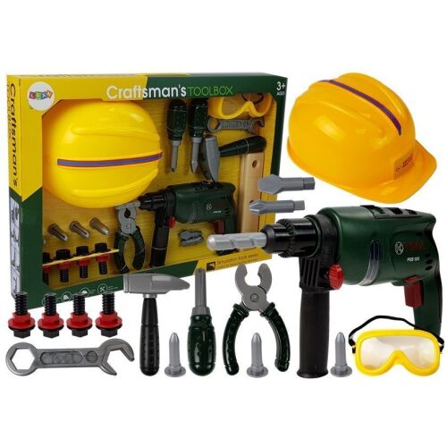 Sada na vŕtanie do auta - okuliare a prilba