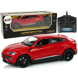 Leantoys Lamborghini Urus crveni auto na daljinsko upravljanje 1:24 mjerilo - Lean Toys Vozilo na daljinski
