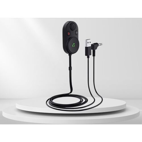 Bluetooth 5.3 autós transmitter basszuskiemeléssel, USB és AUX csatlakozóval bemutatóállványon