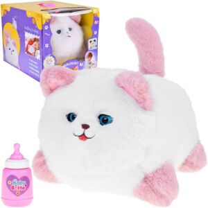 Interaktív kiscica - nyávog, dorombol és mozgatja a szemét, hangfelvételt készít + cumisüveg - Puszi 131726619 - Ramiz