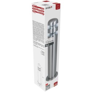 Avide kültéri álló lámpa York LED 2W WW 500mm IP44 Szatén Nikkel 135947327 - Zewnętrzna lampa podłogowa
