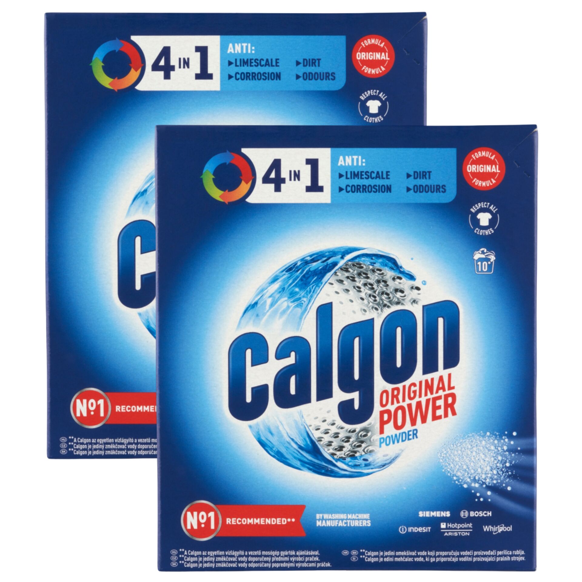 E-shop Calgon 4v1 zmäkčovač vody v prášku 2x500g