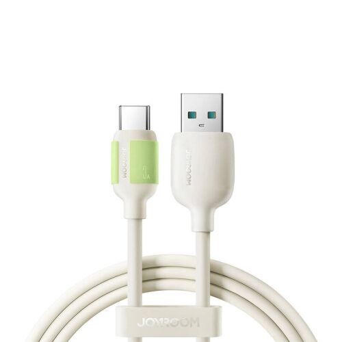 Joyroom S-A53 USB-A - Type-C kábel 3A 1.2m - bézs 141884567 - USB kábel