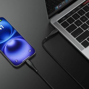 Veger V106 Type-C - Type-C kábel 60W 3A PD 1.2m - fekete 131747893 - Veger