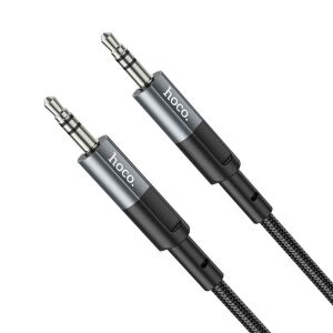 HOCO UPA23 AUX kábel 3.5mm jack (apa) - 3.5mm jack (apa) 1m - fémszürke 131749822 - Kábel & Tartozék