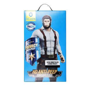 Samsung Galaxy S25 Edge 5D Mr. Monkey Glass edzett üveg - készülékhez, fekete (Strong Privacy) 131752077 - Blueo