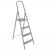 Folding steel household ladder, 4 steps, 150 kg, 286 cm working height 131754048