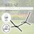 Adjustable metal hammock stand, black, 270 cm, 120 kg load capacity 131754200