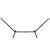 Adjustable metal hammock stand, black, 270 cm, 120 kg load capacity 131754200
