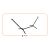Adjustable metal hammock stand, black, 270 cm, 120 kg load capacity 131754200