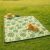 Springos® 200×200 cm picnic blanket, waterproof polar+aluminium, green-yellow 131754735