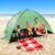 Springos semi-open, waterproof beach tent 210×120×112 cm with UV protection 131755108