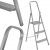Folding steel household ladder, 3 steps, 150 kg, 123 cm 131755172