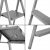 Folding steel household ladder, 3 steps, 150 kg, 123 cm 131755172