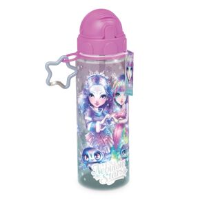 Nebulous Stars Iceana & Isadora Wasserflasche, 500ml, Kinderwasserflasche mit Sternclip - Trinkflaschen
