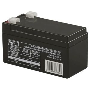 EMOS ÚJRATÖLTHETŐ AKKUMULÁTOR, EMOS Ólomakkumulátor 12V 1.3Ah B9652 131678927 - Jármű akkumulátor