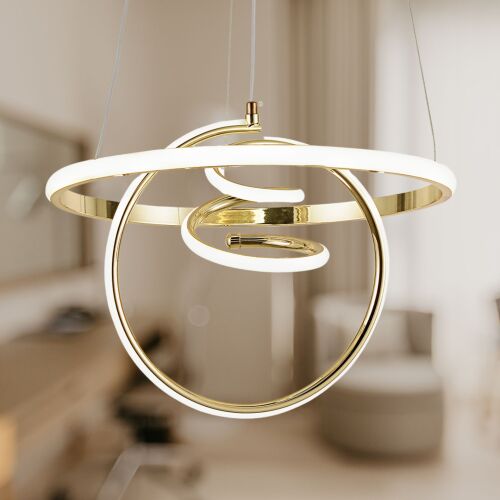 Lampă suspendată LED G066-CP Gold 136089189
