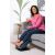 Woman relaxing with SmileHOME foot and calf massager