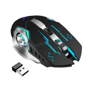 ABYZ Q13 Mouse de gaming wireless cu iluminare RGB și receptor USB - ABYZ