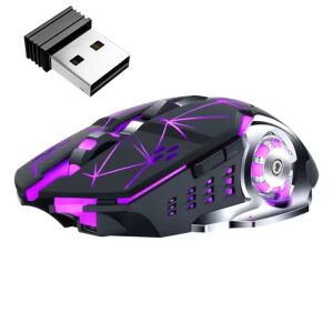 Bezdrôtová herná myš ABYZ Q13 s USB prijímačom - ABYZ