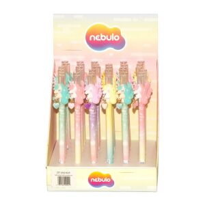 Nebulo Unikornis Radírozható Zselés Tollak, 36 db-os display - Nebulo