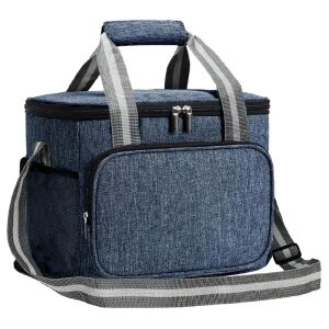 Termoizolačná taška na obed Camerazar LUNCH BOX, vodotesná tkanina Oxford a EVA, 23 x 32 x 19 cm 131796366 - Preprava jedla a nápojov