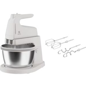 Electrolux ESM4W Weißer Standmixer mit Edelstahlschüssel und Zubehör - Stabmixer