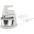 Electrolux ESM4W 500 Mixer with bowl, 500W, 4.5L stainless steel bowl, 5+1 speeds, White 131701156