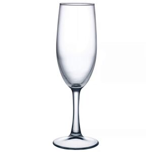 Pahar elegant de șampanie Pasabahce Amber pe fundal alb - Pahare