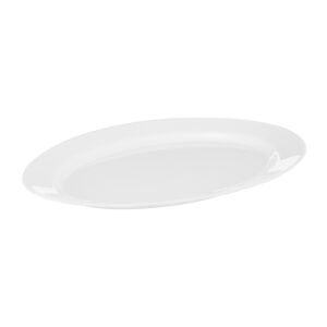Platou oval pentru servire Ambition Basic, 35x25cm, alb opal - Servirea